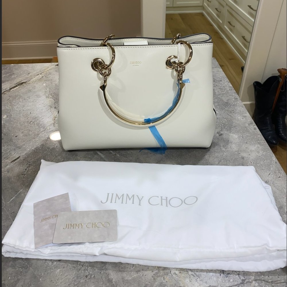 Jimmy Choo Bon Bon S leather tote bag